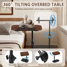 360° Rotating, Adjustable Height Small Side Table. Easy To Assemble, Can Be Placed Next To Sofa, Bed Or Used As A Coffee Table. Suitable For Indoor And Outdoor Use. - Multicolor - View 8