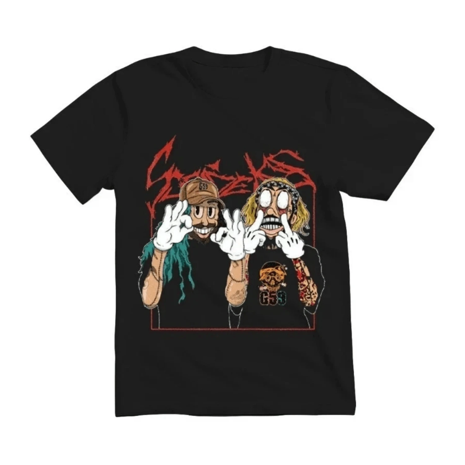 NEW! Suicideboyss G59 Band Rapper Hiphop Music T-Shirt - Black - View 1