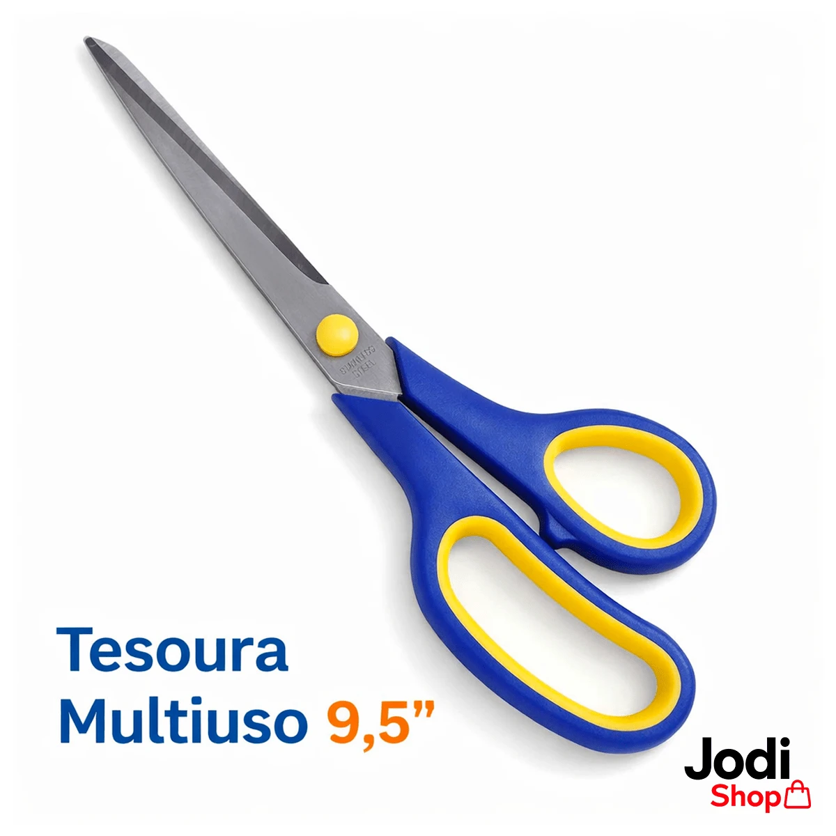 Tesoura Corte 9,5'' Polegadas Alfaiate Tecido Artesanato Costura Ferramenta - Preto - Visão 1