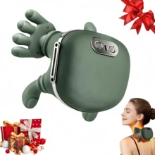 1pc Neck And Shoulder Massager, Bionic Heating Massager, Acupoint Neck Massager With 4D Kneading Massage Function, Simulating The Comfort Of Real Human Palm Massage. This Neck Massager Is Like A Private Masseuse, Making It The Perfect Gift For Parents. - Multicolor - View 2