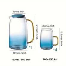 Teaware Sets - Medium Blue Wash - View 2