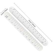 1pc Reusable Wrist Band | Wrist Band With Ruler, Faux Leather Material, Grid Lines, Uncoated Edges, Suitable For Students, Nurses, Teachers, For Work Planning, Task Management And To-Do Lists - Notes and Snap Circle - View 3