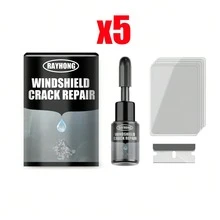 rayhong DIY Windshield Repair Kit Powerful Quick Fix Cracked Windscreen Restore Resin Sealer Car Window Glass Phone Screen Scratch Chips Star-Shaped Crack Nano Repair Protective Fluid Curing Glue - Windshield Repair Kit - View 10