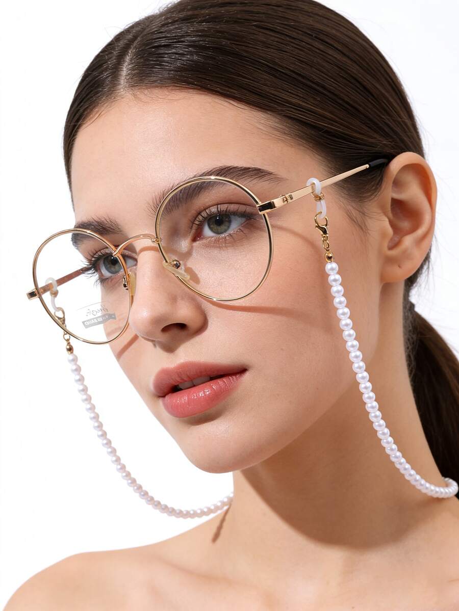 1. Dây đeo kính nữ giả ngọc trai thanh lịch, dây đeo kính thời trang cần thiết khi đi du lịch, dây đeo kính chống trượt khi đi du lịch ngoài trời, dây đeo kính nữ, dây đeo kính đọc sách. - Nhiều màu - Xem 1