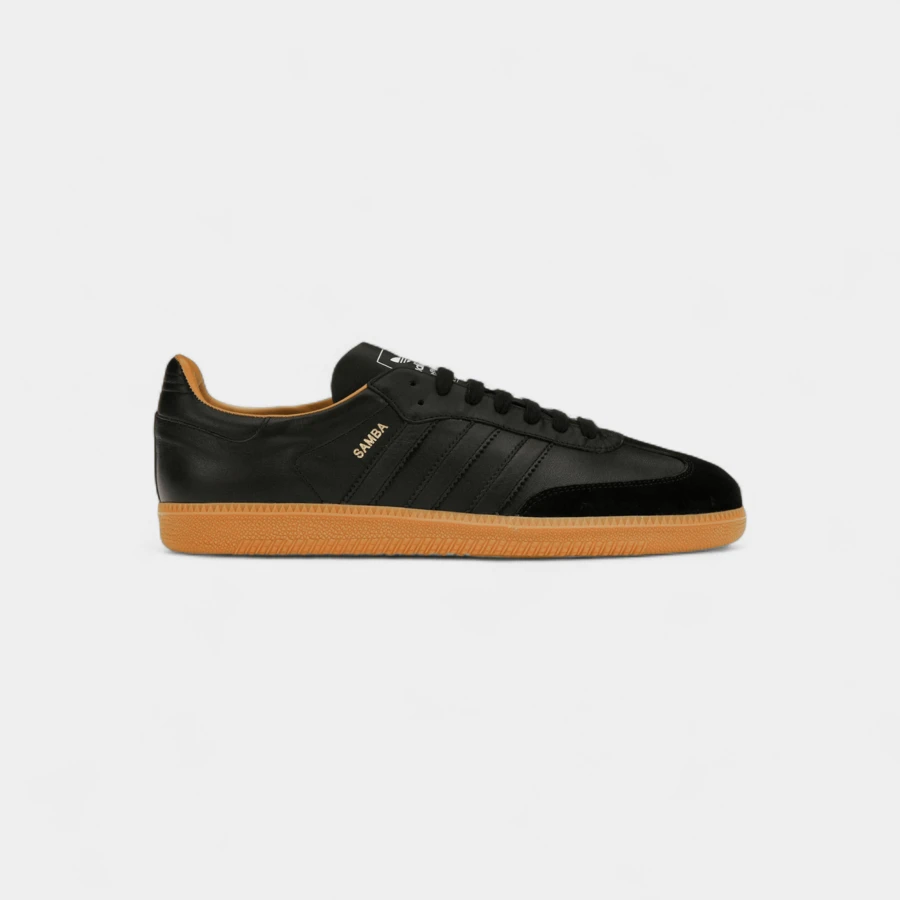 Adidas Samba OG Made In Italy Black Gum - Black - View 1