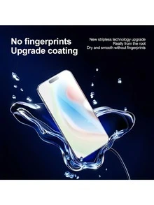 Yezodawee Tempered Glass Screen Protector Phone Screen Protector 5pcs High Transparency Screen Protector, Full Surface Protection, Easy To Apply, With Guide Frame, 9H Hardness, Anti-Fingerprint, Glossy, No Slippage, Zero Bubble, Auto Adsorption, Smooth Touch, Protective Film For 16/15/14/13/12/11/Pro/ Plus/Promax/X/Xr/Xs Mother's Day Gift - Clear - View 6