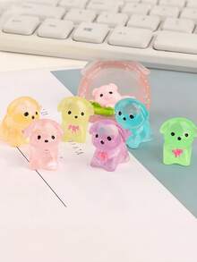 Bộ 10/30/50 chú cún mini tự làm, cún mini bằng nhựa phát sáng, đồ chơi mini, động vật nhỏ phát sáng trong bóng tối, thích hợp làm quà tặng lễ hội, quà nhét vào tất Giáng sinh, quà tặng tiệc tùng, trò chơi khăm và trang trí sân vườn. - Nhiều màu - Xem 4