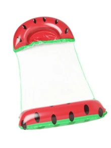 1pc Inflatable Water Hammock Lounge Chair Fruit Shaped Adult Summer Pool And Beach Float Party Use Perfect Summer Gift Swimming Pool Raft Floating Chair For Adult Vacation Fun And Relaxation Multi-Functional Water Lounge Chair Pool, Pool Accessories, Pool Foat, Swimming Pool, Pool Inflatable, Pool Party - Multicolor - View 4