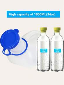1pc Universal Portable Urinal - 34oz Female Urine Collector - Women's Urination Funnel Cup, Suitable For Emergency, Travel, Car And Camping - Portable Home Urinal With Lid And Funnel - View 10