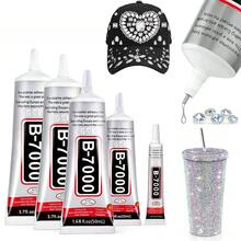Keo dán trang sức trong suốt T8000 15/50/110ml với đầu nhỏ giọt chính xác, đa năng, chống thấm nước, độ bám dính cao, thích hợp cho nhựa epoxy, đồ trang sức thủ công DIY, thủy tinh, đá quý, kim loại, gỗ. - Nhiều màu - Xem 9