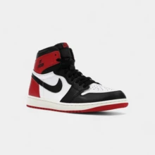 Jordan 1 Retro High OG Black Toe Reimagined - Black - View 3