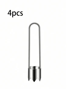 1-4pcs Stainless Steel Fruit & Vegetable Seed Remover, Suitable Compatible With Apple, Pear, Tomato, Chili Pepper, Durable & Easy-To-Use Kitchen Tool - Multicolor - View 13