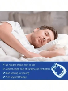 1pc/3pcs/5pcs Mini Magnetic Anti-Snoring Device, A Simple Physical Therapy Solution To Help Reduce Snoring And Improve Sleep Quality Without Surgery Or CPAP. This Compact Magnetic Snoring Stopper Is A Practical Choice For Anyone Seeking A Simple Method To Alleviate Snoring And Get Better Sleep. - Multicolor - View 3