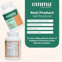 Emma Gut Health Doctors Endorsed Supplement - 60 Capsules - Relief From Gas And Bloating, Repairs Leaky Gut With Magnesium, Berberine, Vitamin D, Quercetin & More - Gut Health & Colon Cleanse Formula - 1bottel - 查看 4