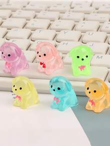 Bộ 10/30/50 chú cún mini tự làm, cún mini bằng nhựa phát sáng, đồ chơi mini, động vật nhỏ phát sáng trong bóng tối, thích hợp làm quà tặng lễ hội, quà nhét vào tất Giáng sinh, quà tặng tiệc tùng, trò chơi khăm và trang trí sân vườn. - Nhiều màu - Xem 3