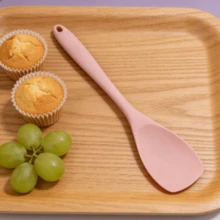 Nonstick Silicone Spatula Turner, 11 Inch Heat Resistant Kitchen Gadgets, Versatile Turner For Eggs Burgers Pancakes, Easy Flip Cooking Tool, Dishwasher , Pink/Red, 2/4/6 Pack - Pink - View 9