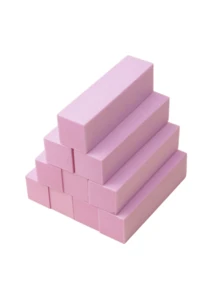 四面指甲锉修甲打磨工具 - 粉色 - 查看 5