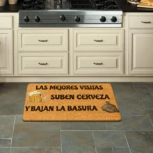1/2/3Pcs Funny Beer Printed Area Rug For Bedroom, Living Room, Dining Room, Kitchen, Non-Slip Flannel Material Floor Mats, Home Decor Accessories - Orange - View 6