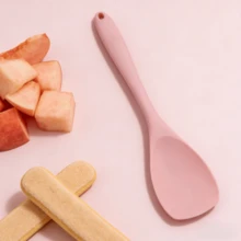 Nonstick Silicone Spatula Turner, 11 Inch Heat Resistant Kitchen Gadgets, Versatile Turner For Eggs Burgers Pancakes, Easy Flip Cooking Tool, Dishwasher , Pink/Red, 2/4/6 Pack - Pink - View 8