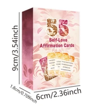55张自我肯定/励志卡片，聆听内心声音的卡牌游戏，高品质桌面卡牌游戏，情人节和新年礼物 - 55勵志卡 - 查看 8