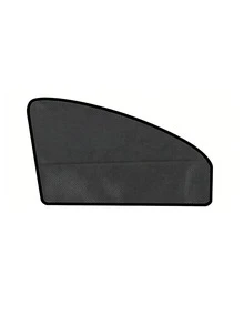4pcs Foldable Magnetic Car Windshield Sun Shade, Portable Car Window Curtain Set, Effective Sun Blocking, Glare Reduction, Interior Protection, Suitable For Daily Use, Travel, Commuting, Outdoor Activities, Essential For Summer - A - View 12