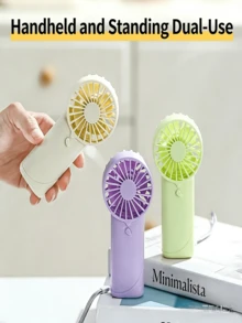 Mini Ventilador Portátil, Velocidad de Viento Única, Alimentado por Batería, Regalo para Fiestas, Regalo de Enfriamiento de Verano (Baterías se Venden por Separado)Ventiladores Ventilador de Mano - Modelo básico - Ver 1