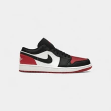Jordan 1 Low Bred Toe 2.0 - Red - View 2