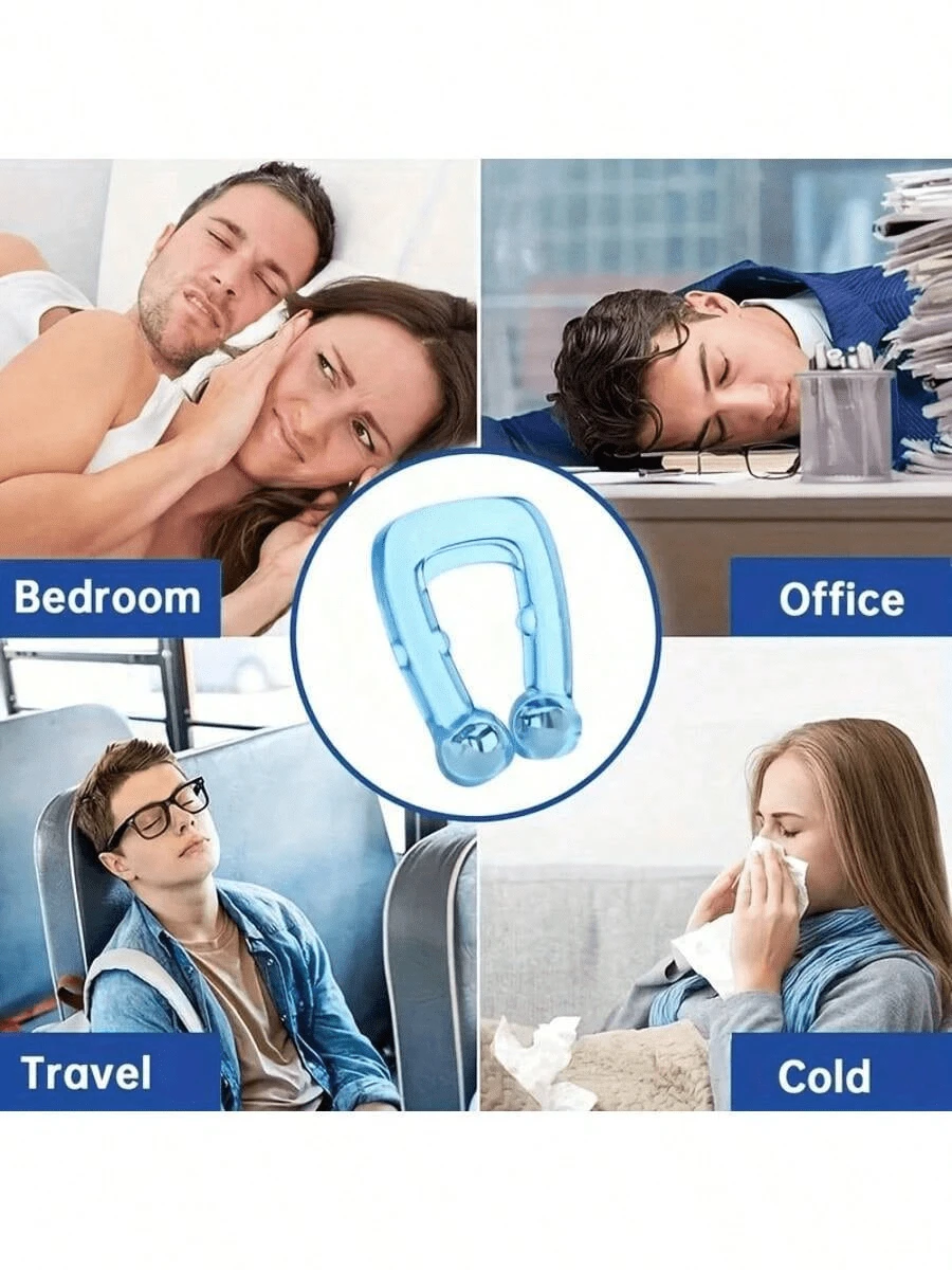 1pc/3pcs/5pcs Mini Magnetic Anti-Snoring Device, A Simple Physical Therapy Solution To Help Reduce Snoring And Improve Sleep Quality Without Surgery Or CPAP. This Compact Magnetic Snoring Stopper Is A Practical Choice For Anyone Seeking A Simple Method To Alleviate Snoring And Get Better Sleep. - Multicolor - View 1