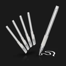 Eyebrow Position Mark Tools Microblading Brow Shape Mapping Kit With White Marker Pen And Brows Outline Design Ruler Makeup Kits - Multicolor - View 2