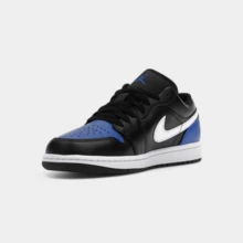 Jordan 1 Low Black Royal Toe - Black - View 4