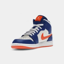 Jordan 1 Mid Knicks - White - View 4