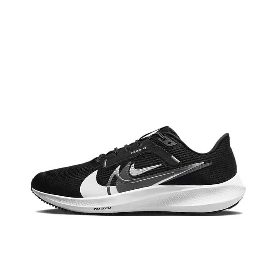 Nike Air Pegasus 2005 舒適時尚防滑耐磨透氣 低筒 休閒城市通勤跑步鞋 男女同款 黑白 - 黑色 - 查看 1