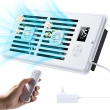 Hot And Cold Air Circulation Boost Exhaust Fan, With Silent Design, Dual Remote Control + LCD Control, 10 Adjustable Wind Speed Settings, Intelligent Constant Temperature Operation, Built-In DIY Aroma Diffuser, Suitable For Whole-House Use - US A Type Plug(110-127V) - View 12