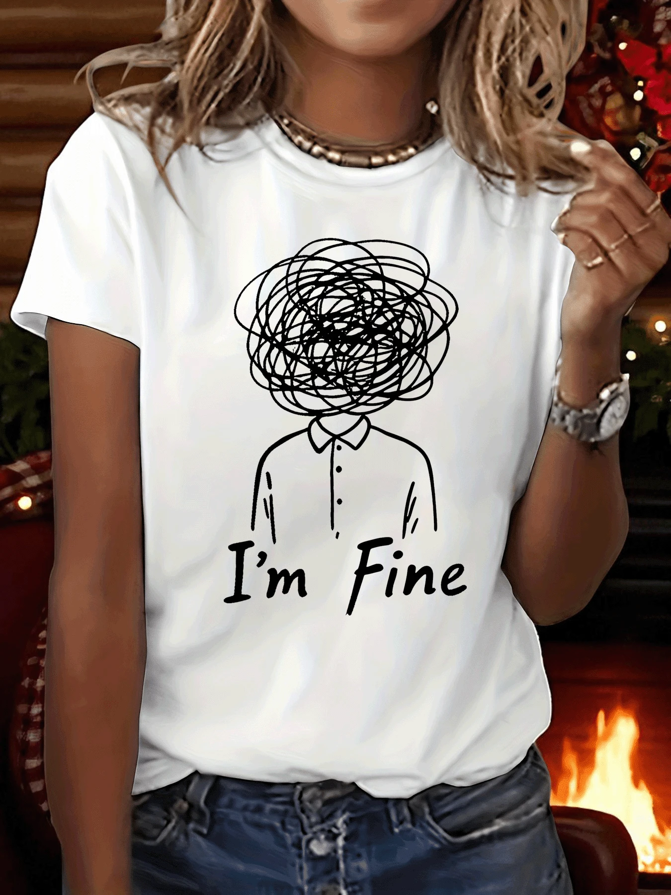 Women T-Shirts - White - View 1
