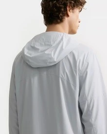 Nike ACG STORM-FIT 純色品牌Logo防水連帽拉鍊工裝休閒外套外套 男款 灰色 - 灰色 - 查看 8