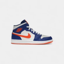 Jordan 1 Mid Knicks - White - View 2
