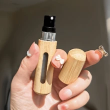 1 chai nước hoa vỏ tre có thể tái sử dụng, 2 chai xịt nước hoa 5ml/8ml có thể tái sử dụng, bình xịt nước hoa mini tái sử dụng khi đi du lịch, chai nước hoa có thể tái sử dụng, bình xịt nước hoa tái sử dụng, hộp bơm tái sử dụng khi đi du lịch và dã ngoại, đồ dùng cần thiết cho kỳ nghỉ cắm trại, phụ kiện dành cho nam/nữ. - Nhiều màu - Xem 4