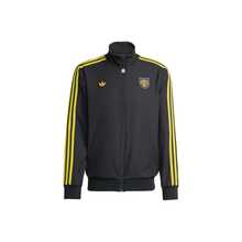 Áo khoác dài tay cổ đứng kẻ sọc dáng ôm vừa vặn, thoáng khí, bền bỉ, hiệu adidas Originals Manchester United dành cho nam, màu đen. - màu đen - Xem 14