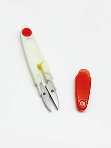 Thread Snips With Protective Cap, 4 Colors Red Yellow Purple Blue, Suitable For Cross Stitch, Patchwork, Sewing Thread Trimming, Handmade Fabric Cutting Tool - Covered Yarn Cutter - View 9