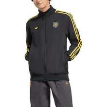 Áo khoác dài tay cổ đứng kẻ sọc dáng ôm vừa vặn, thoáng khí, bền bỉ, hiệu adidas Originals Manchester United dành cho nam, màu đen. - màu đen - Xem 3