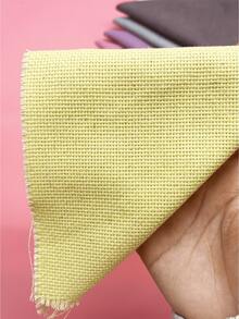 6pcs 12x12 Inch Punch Needle Embroidery Fabric, Macaron Morandi Color Palette Cross Stitch Fabric, Beginner Friendly DIY Handmade Craft Kit, Suitable For Decorative Painting, Coasters, Home Decor, Gift Making - Colorful Stamped Embroidery Cloth - View 6