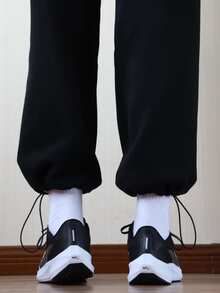 Nike Air Pegasus 2005 舒適時尚防滑耐磨透氣 低筒 休閒城市通勤跑步鞋 男女同款 黑白 - 黑色 - 查看 7