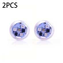 4pcs/2pcs Battery Powered RGB Underwater LED Lights, High Quality Remote Control Submersible LED Lights For Fish Tank, Pond, Wedding, Party, Accessories And Attachments - Multicolor - View 9