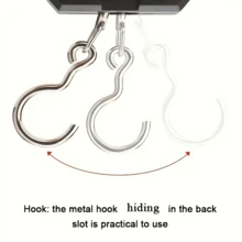 Compact High-Precision Portable Electronic Scale, Suitable For Home Use, Can Be Used To Weigh Luggage, Fish And Packages. Functions Include Electronic Luggage Scale, Fishing Postal Hanging Scale, Industrial Hanging Scale, Digital Scale, Hanging Scale And Fishing Scale. Requires 2*AAA Batteries - Multicolor - View 10