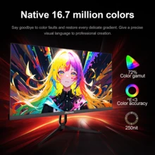 Reletech 23.8-Inch 180Hz Gaming Monitor,Full HD (1920 X 1080),100% SRGB Fast-IPS Panel Computer Monitor, VESA 75 * 75mm Compatible, 1000:1 Contrast Ratio, HD & DP & USB Ports (R23 Blitz) - View 8