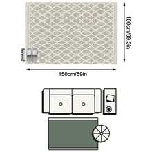 1pc Rug, Carpet, Area Rug, Doormat, Nordic Modern Minimalist INS Style - Classic Distressed Geometric Diamond Pattern, Outdoor Carpet For Entryway, Balcony, Hallway, Outdoor, Patio, Living Room, Soft Machine Washable Carpet Mat, Home Decor - Multicolor - View 14