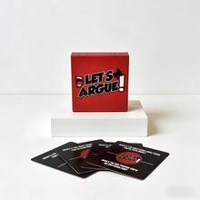 Let's Argue Card Game – Fun Debate & Discussion Game For Teens & Adults | Best Party Game For Friends, Couples, And Game Night With Family - Red - View 8