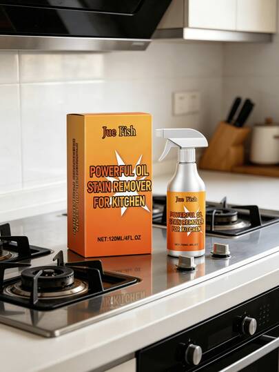 Desengrasante de cocina en espuma de alta resistencia, quitamanchas de grasa resistente sin necesidad de fregar para campana extractora, horno, estufa y placa de cocción