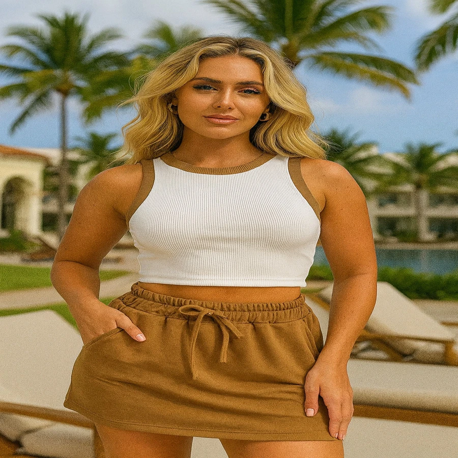 GRACY SET - STYLE AND PERFECTION - Rust Brown - View 1