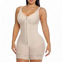 Women's Shapewear, Tummy Control And Butt Lifter Shaper For Women, Waist Control, With Zipper Crotch And Detachable Shoulder Straps, Elastic Description - Nhiều màu - Xem 3